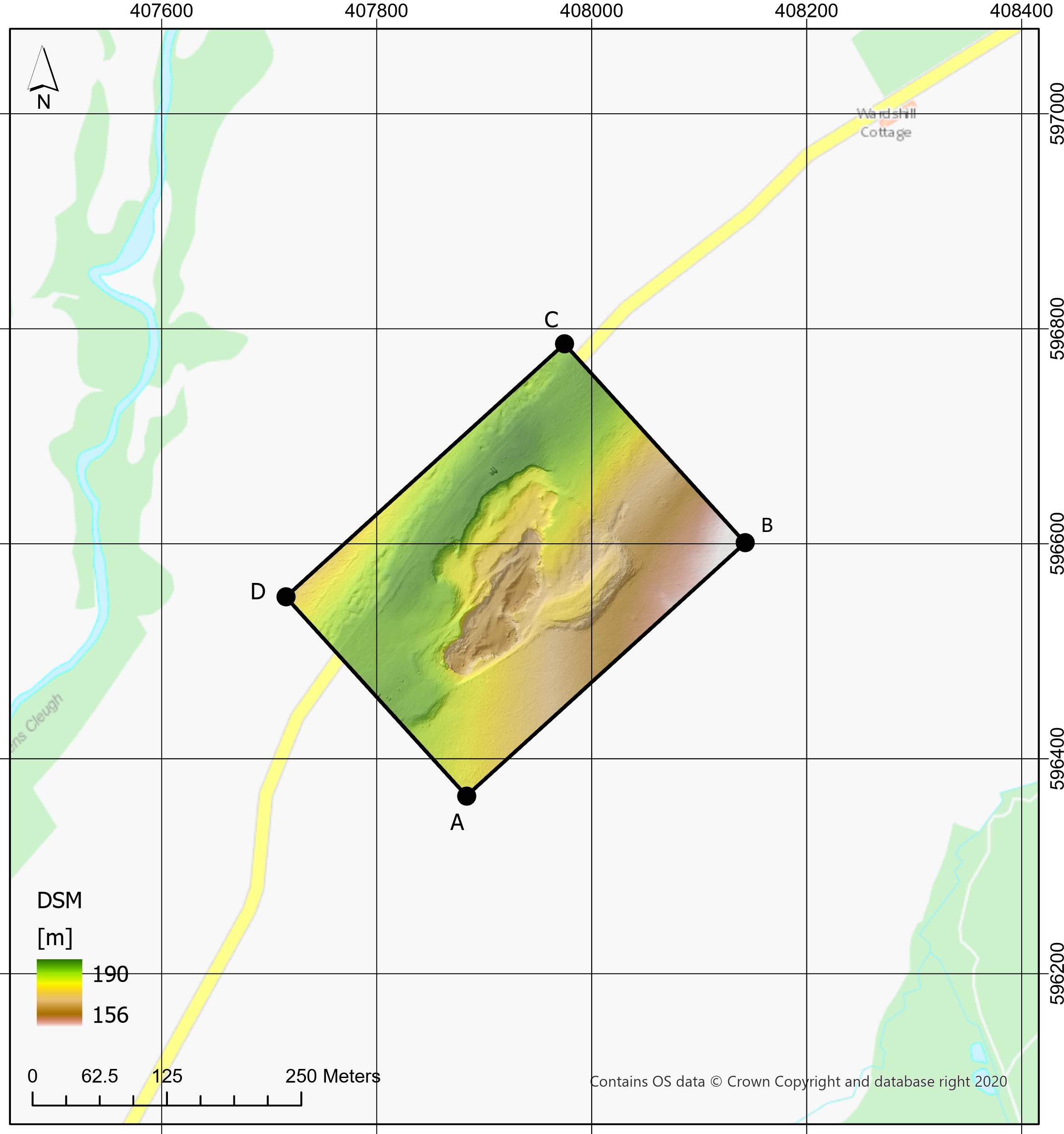 site map with bounding box